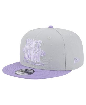 New Era - Men's Gray/Light Purple Space Jam: A New Legacy Two-Tone 9FIFTY Snapback Hat