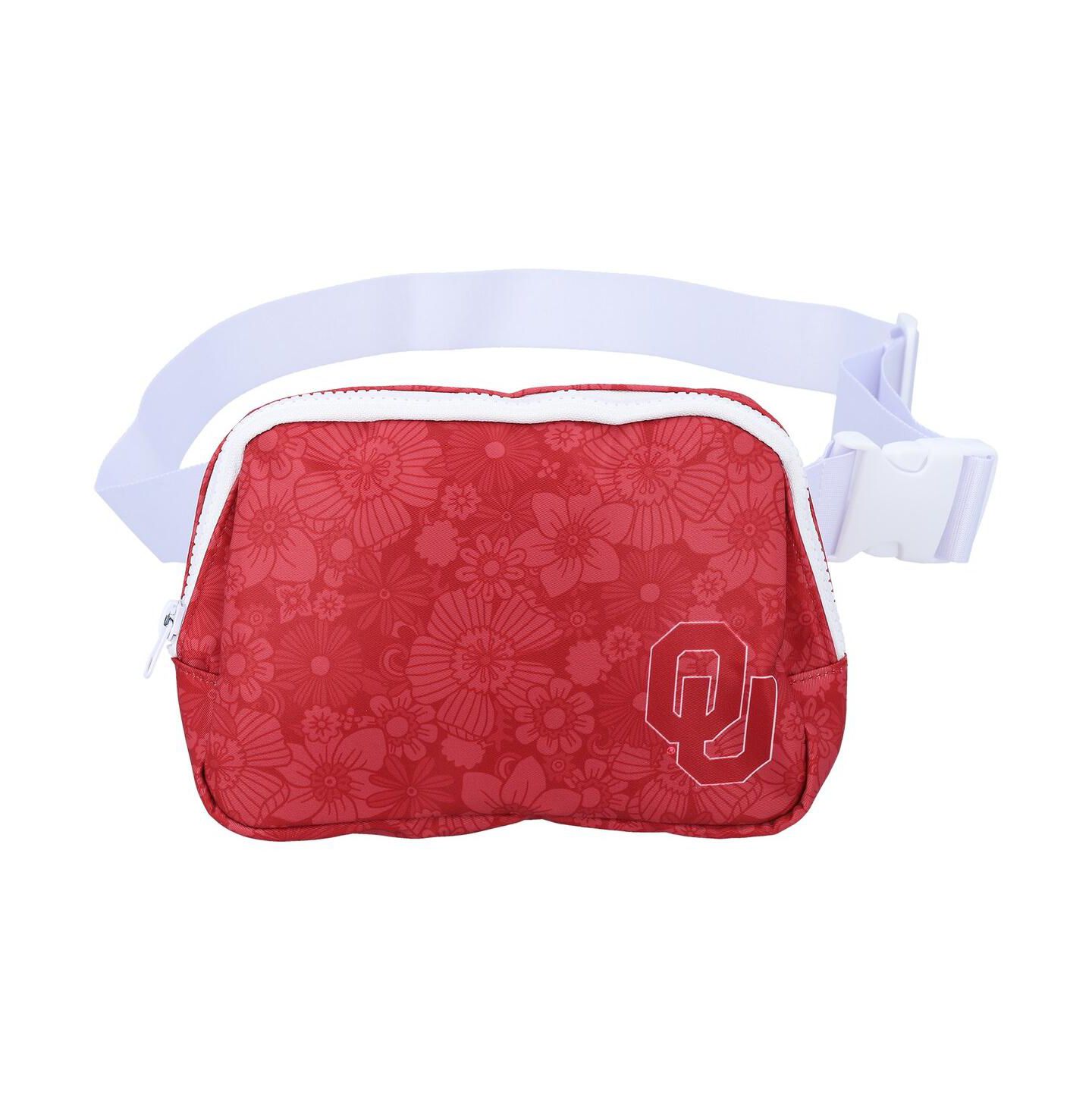 Женская сумка ZooZatz Oklahoma Sooners Floral Print Fanny Pack — фото 1