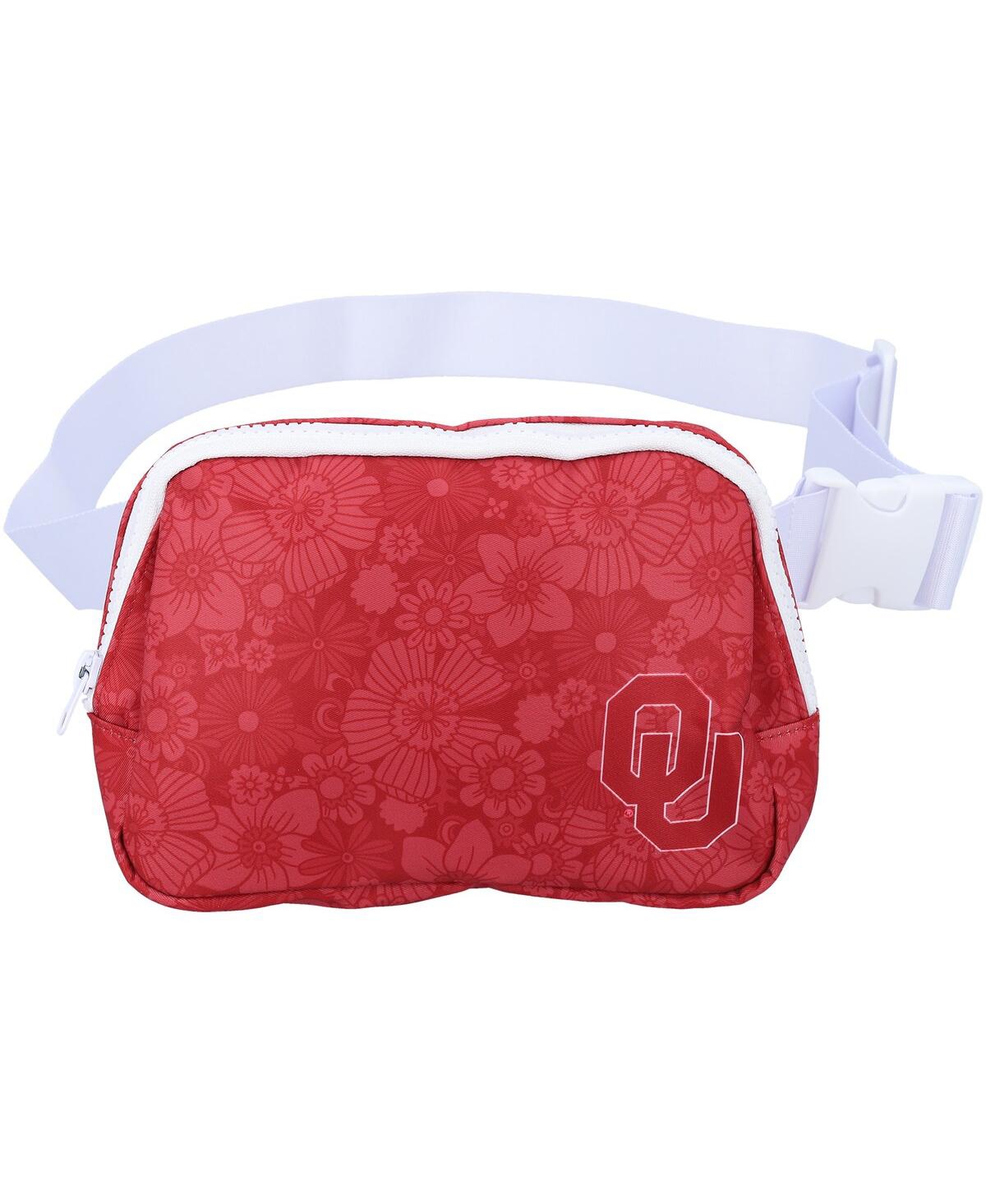 Oklahoma Sooners Floral Print Fanny Pack - Crimson