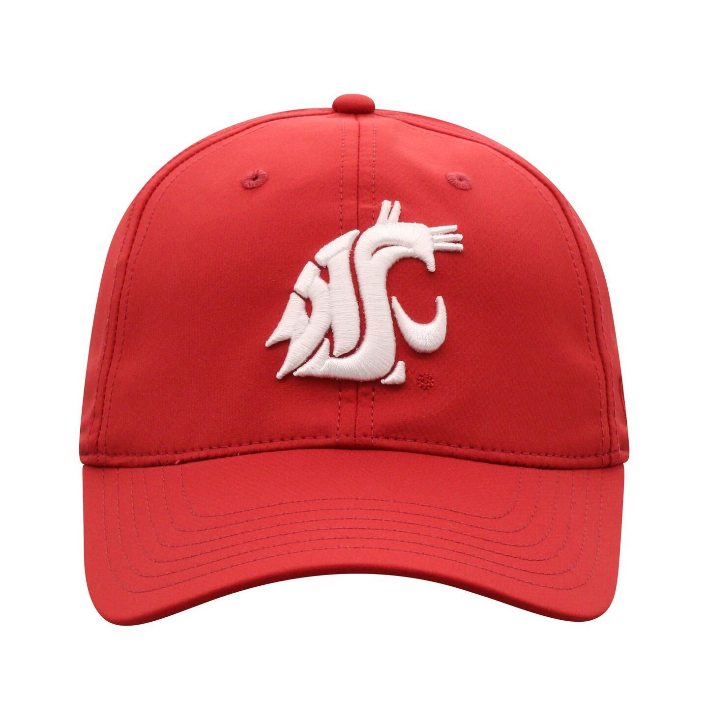 Мужская шляпа Top of the World Crimson Washington State Cougars Victory Trainer Adjustable Hat — фото 3