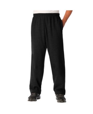 Big & Tall Men S Fleece Open-Bottom Sweatpants