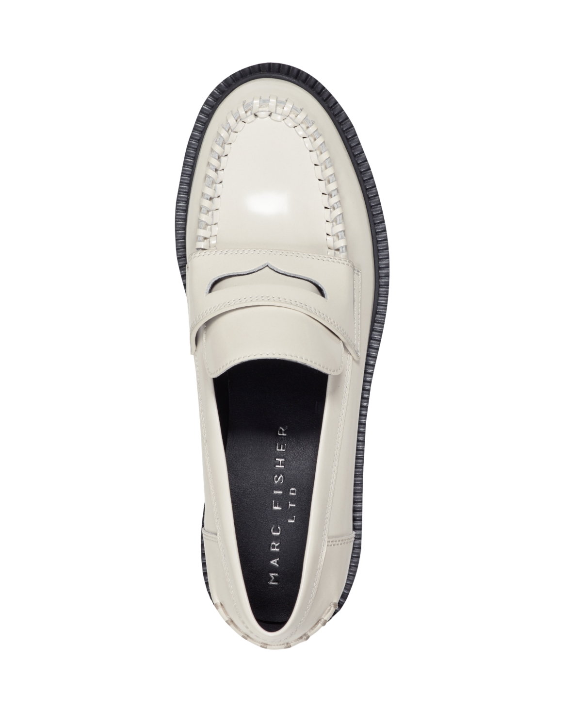 Marc Fisher Ltd Dagman Penny Loafer In White