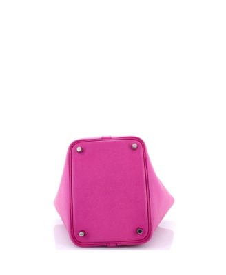 Pre-Owned Hermes PM Picotin Lock Bag Tressage Epsom