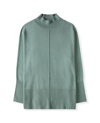 Women's Drape Funnel Neck Sweater