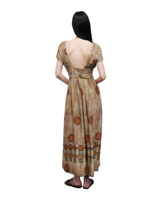 Women's Patterned Maxi Dress