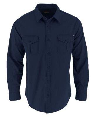 Men's Utility Stretch Shop Long Sleeve Button Down Shirt
