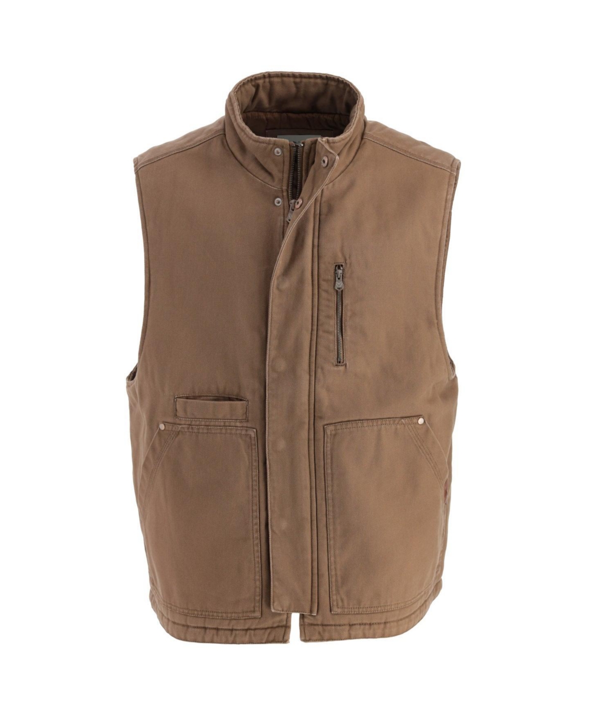 Men's Heritage Stone Washed Canvas Vest - Tarmac