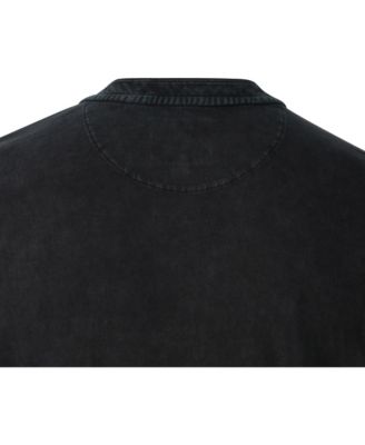 Men's Vintage Wash Short Sleeve Pocket Henley