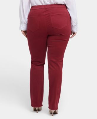 Plus Size Marilyn Straight Pull On Jeans