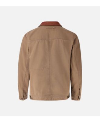 Big & Tall Men's Stone Wash Canvas Trucker Jacket