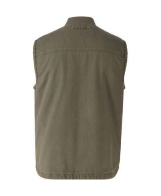 Men's Stone Wash Herringbone All Year Vest