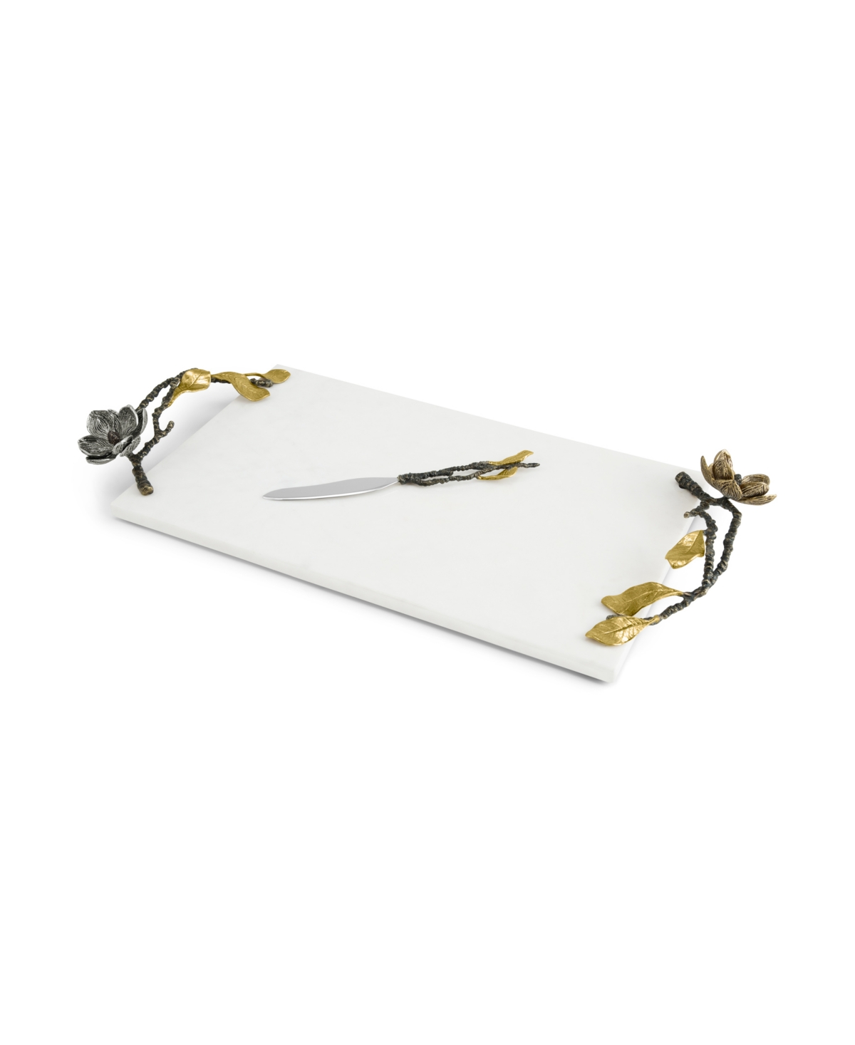 Michael Aram Vintage Bloom Extra Large Cheese Board With Knife