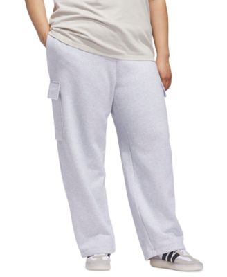 Plus Size Essentials Fleece Logo Cargo Pants