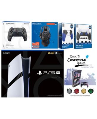 PlayStation 5 Pro 1TB Bundle Console with Extra Controller, Headset, Grip Kit, Decal Voucher & 1-Year Warranty