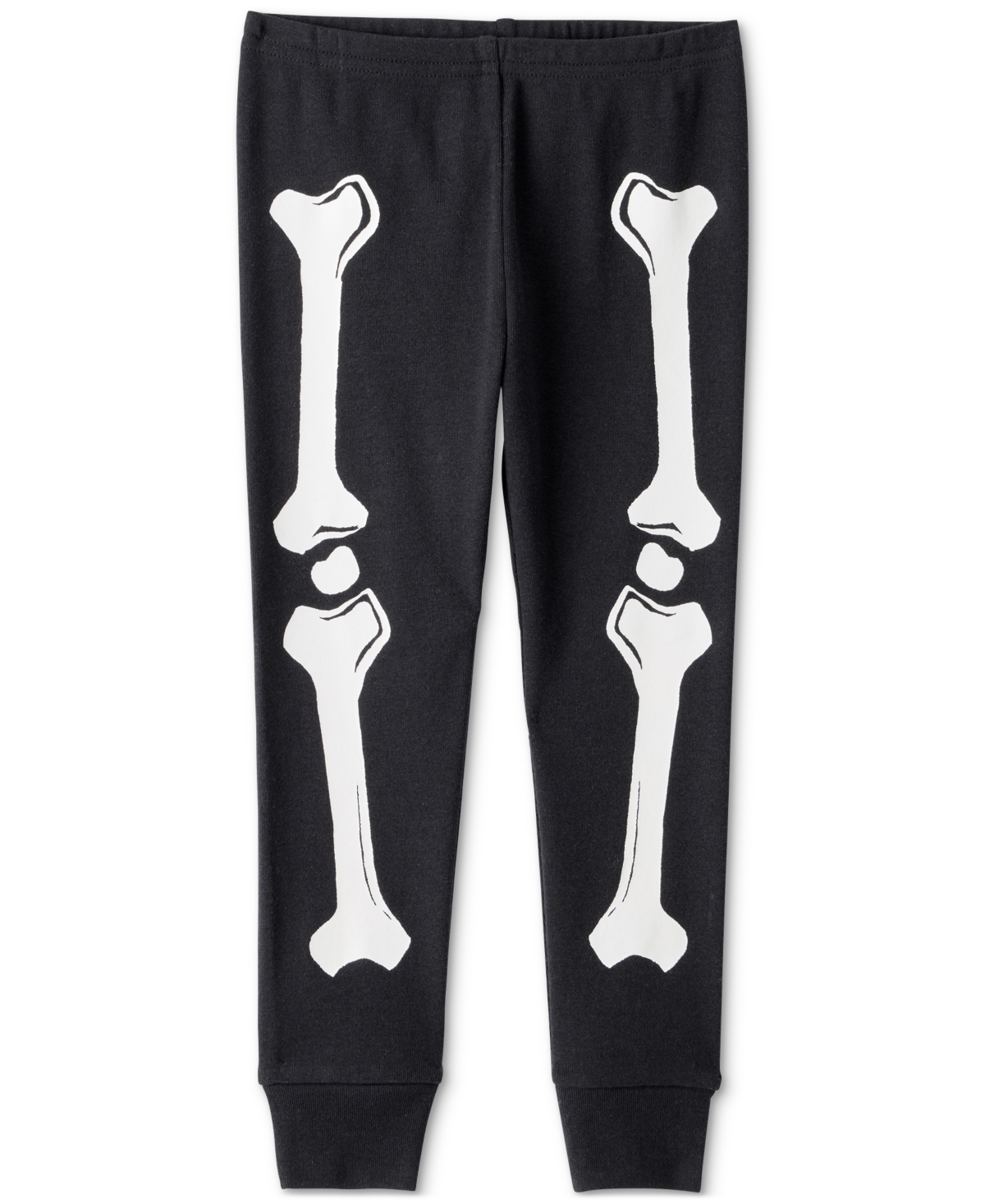 Carter's Baby Boys 2-pc. Glow Skeleton Halloween Pajamas Set In Black
