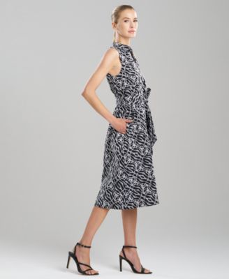 Women's Embroidered Cotton A-Line Dress