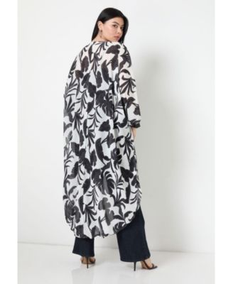 Women's June + Vie Chiffon Kimono