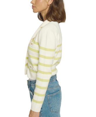 Women's Stripe Knit Blazer