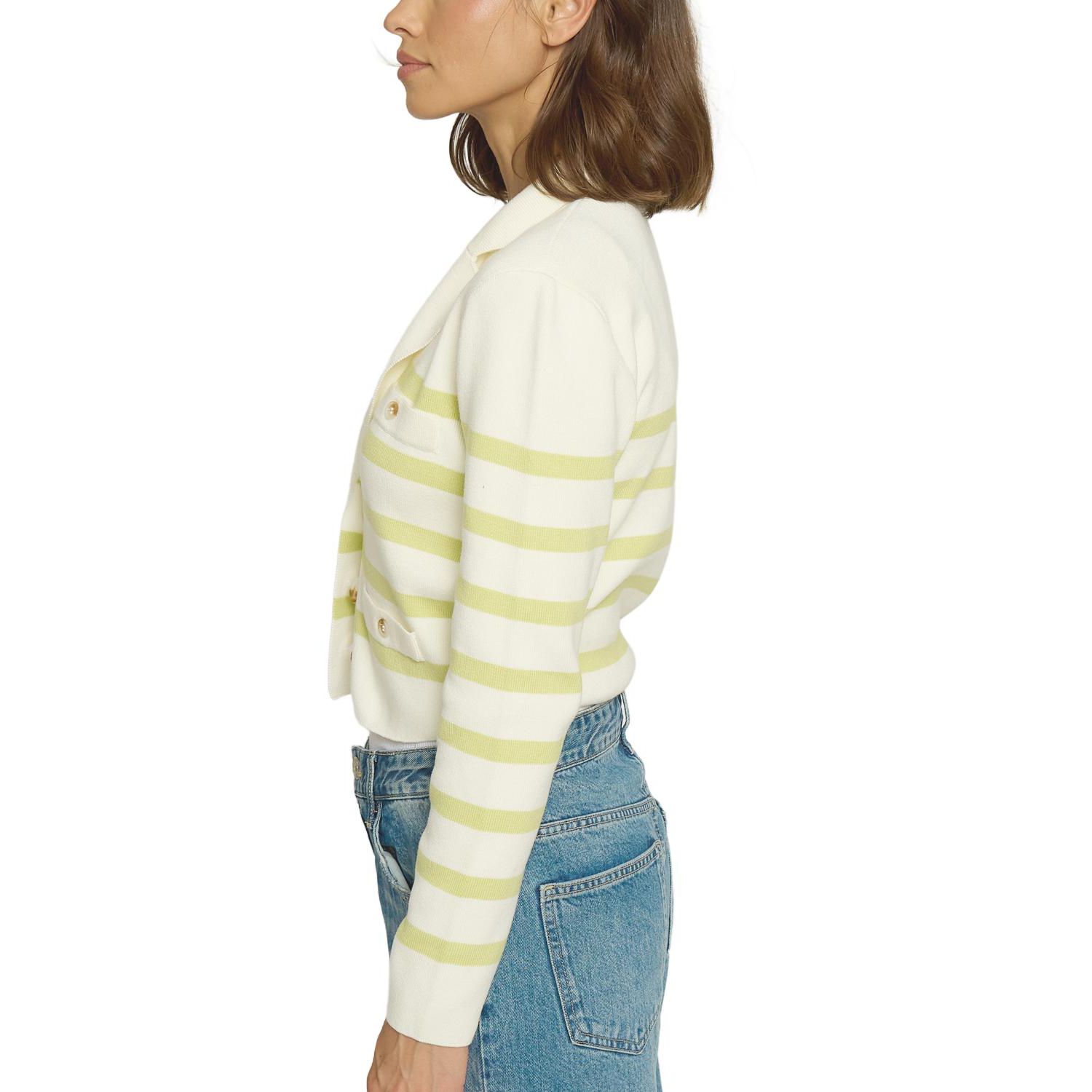 Women's Stripe Knit Blazer