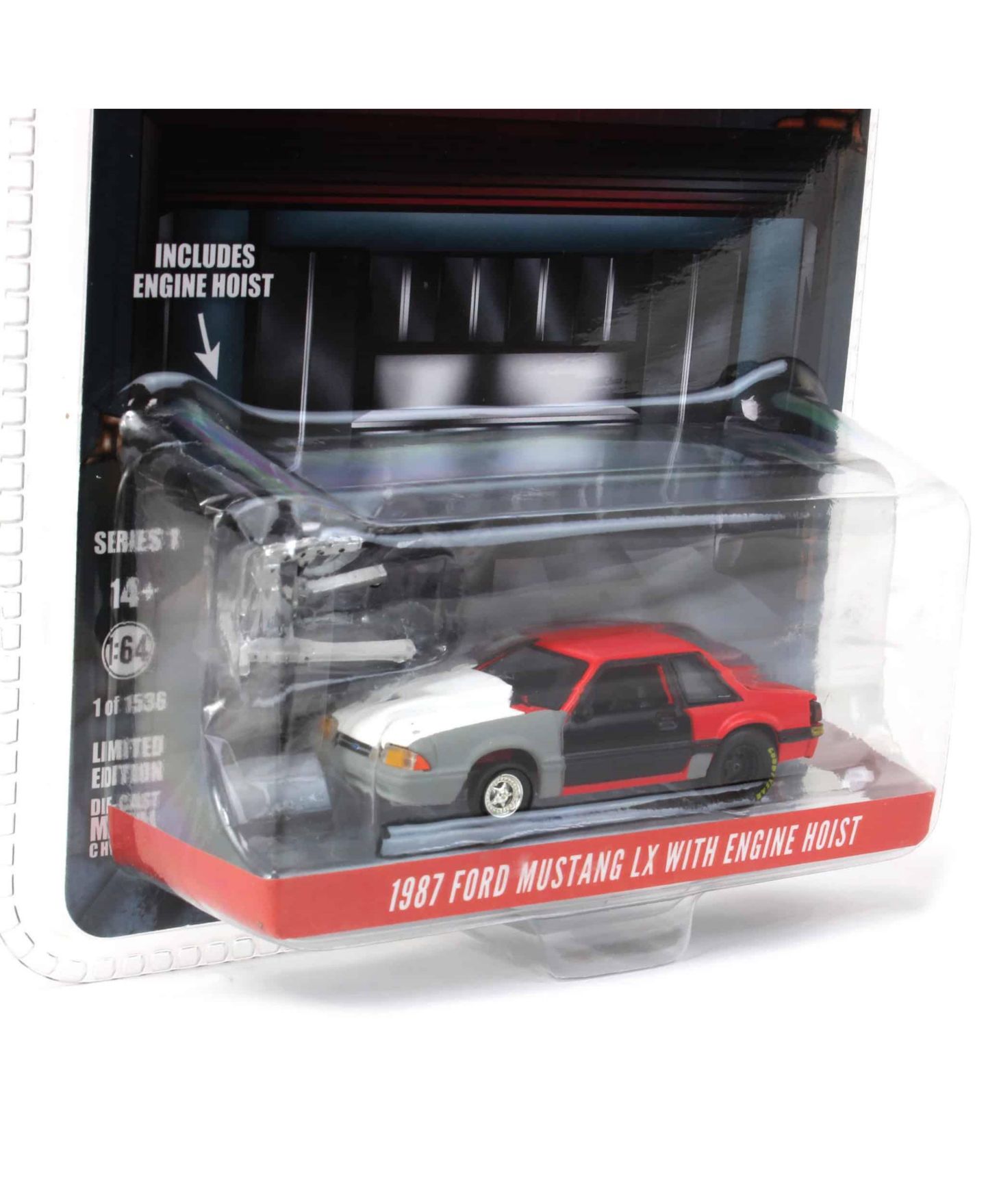 Детская игрушка Greenlight 1/64 Scale 1987 Ford Mustang LX Limited Edition Project Car Diecast — фото 2