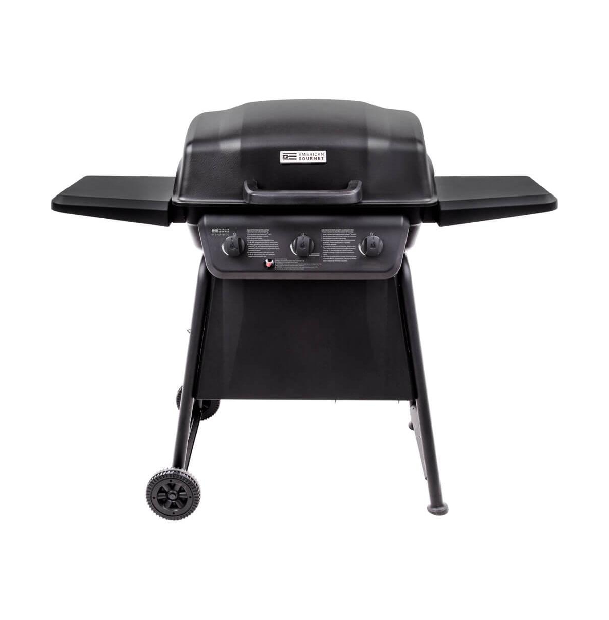 American Gourmet Classic Series 3-Burner Gas Grill - Black - Black
