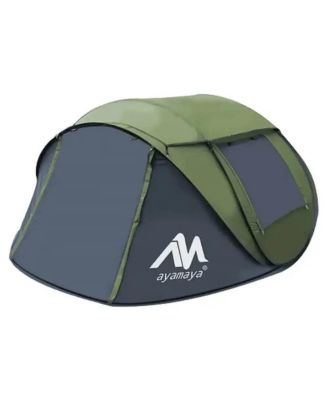 Adobe 2–3 Person Stargazing Pop-Up Camping Tent with Skylight, Instant Setup, Dual Doors, Mesh Windows, and Removable Rainfly – Lightweight and Waterproof Shelter for Outdoor, Backyard, or Beach Use