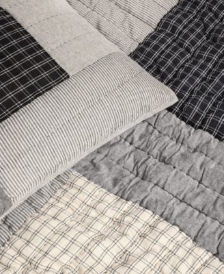 Striped & Stitched 3-Pc. Quilt Set, Full/Queen, Exclusively at Macy's