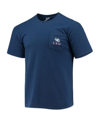 Men's Navy LSU Tigers Campus Americana T-Shirt