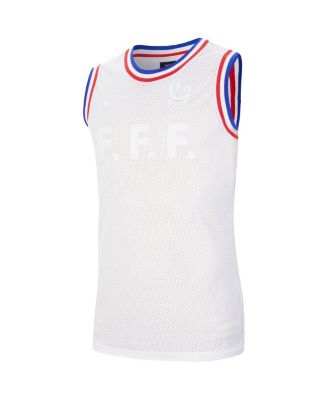 Men's White France National Team Basketball Jersey