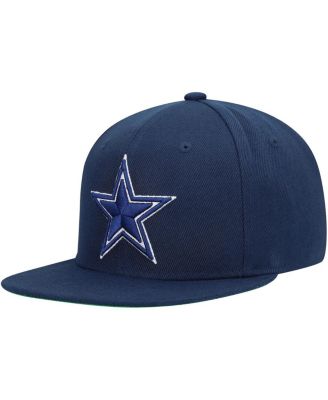 Mitchell & Ness - Big Boys and Girls Navy Dallas Cowboys Team Ground Snapback Hat