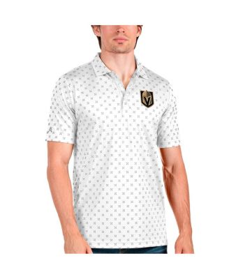 Antigua - Men's White Vegas Golden Knights Spark Polo Shirt