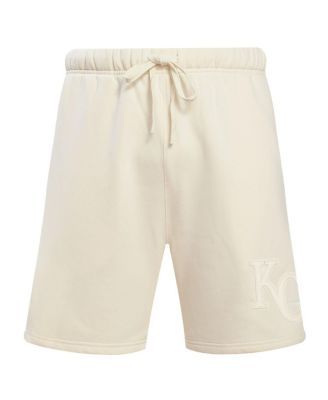 Men's Cream Kansas City Royals Neutral Fleece Shorts