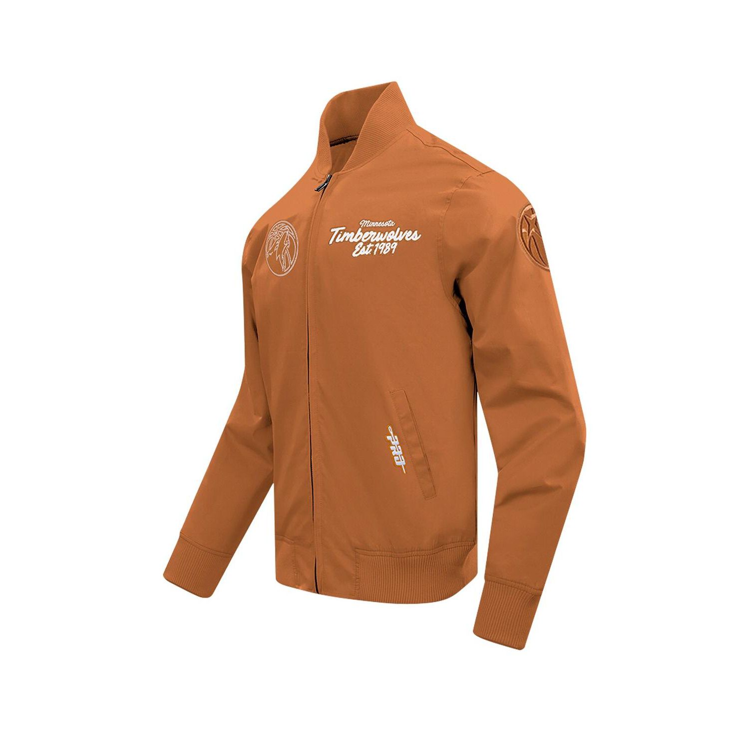 Men's Brown Minnesota Timberwolves Paint The City Full-Zip Jacket