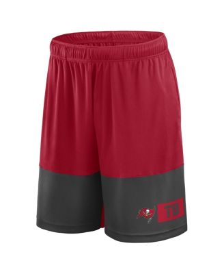 Men's Red/Pewter Tampa Bay Buccaneers Big Tall Best of the Best Performance Shorts