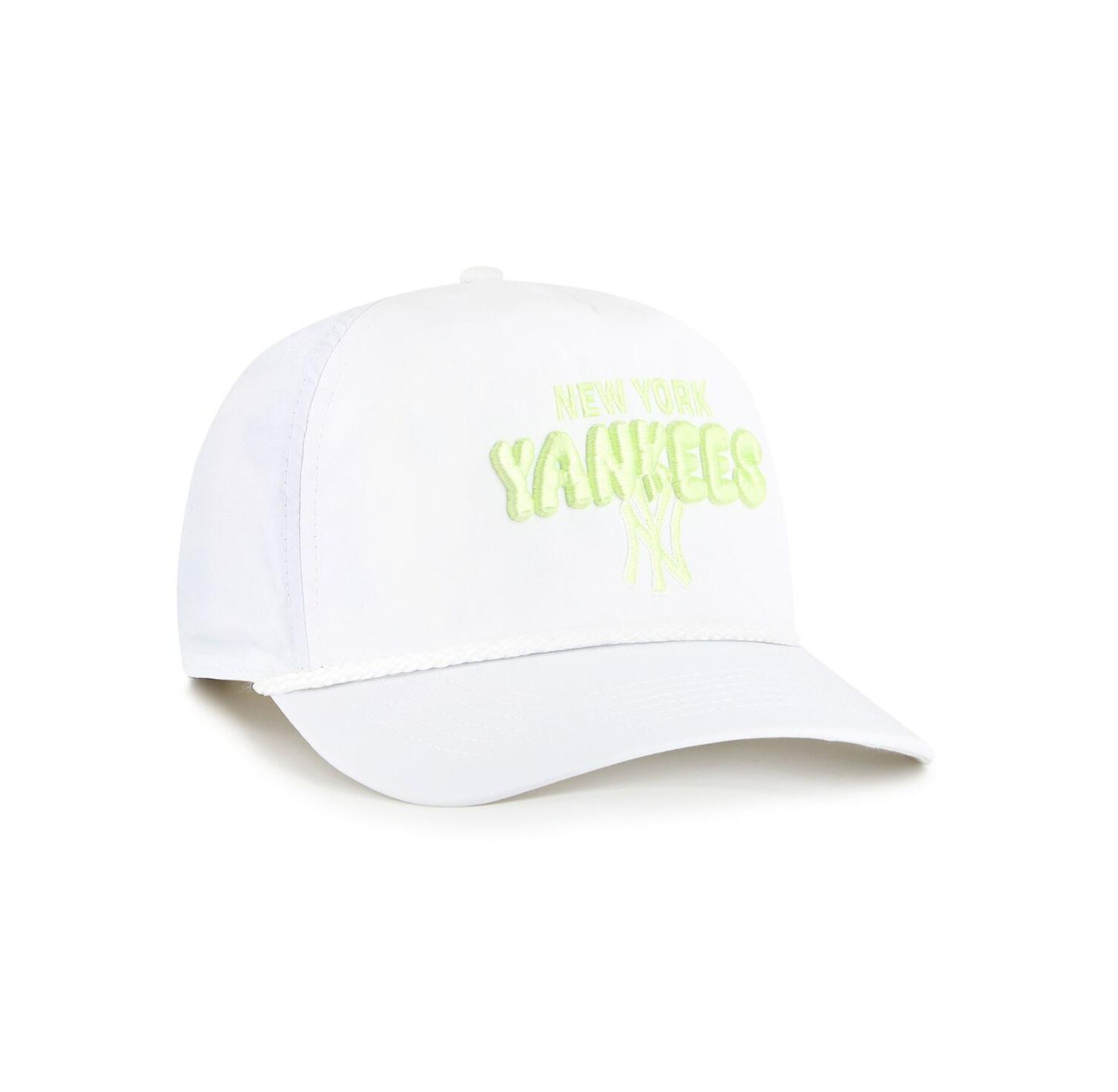 Women's White New York Yankees Bright Side Adjustable Hitch Hat
