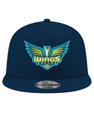 Men's and Women's Navy Dallas Wings Logo 9FIFTY Snapback Hat