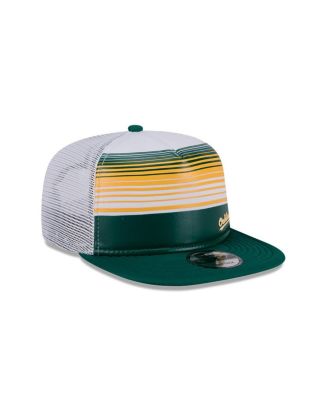 Men's Green Oakland Athletics Cooperstown Collection Team Horizon 9FIFTY A-Frame Trucker Snapback Hat