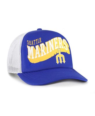 Men's Royal Seattle Mariners Meander Foam Trucker Snapback Hat
