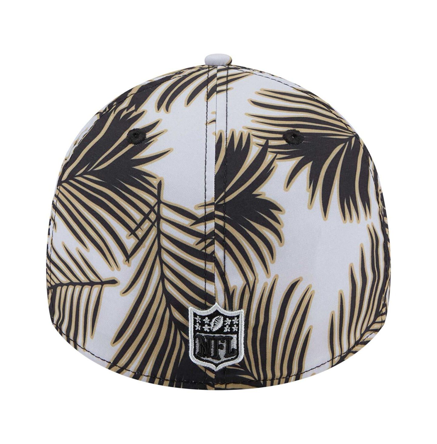 Мужская кепка New Era Gray New Orleans Saints Palms 39THIRTY Flex Hat — фото 4
