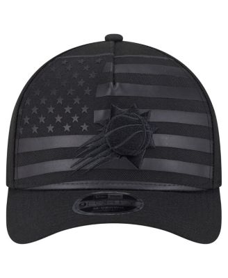 Men's Black Phoenix Suns Game Day Flag A-Frame 9FORTY Adjustable Hat