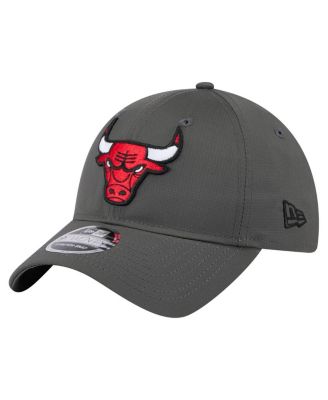 New Era - Men's Charcoal Chicago Bulls Active Ripstop 9TWENTY Adjustable Hat
