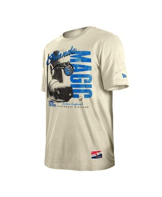 Men's Cream Orlando Magic Distressed Throwback Vintage Color Pack T-Shirt