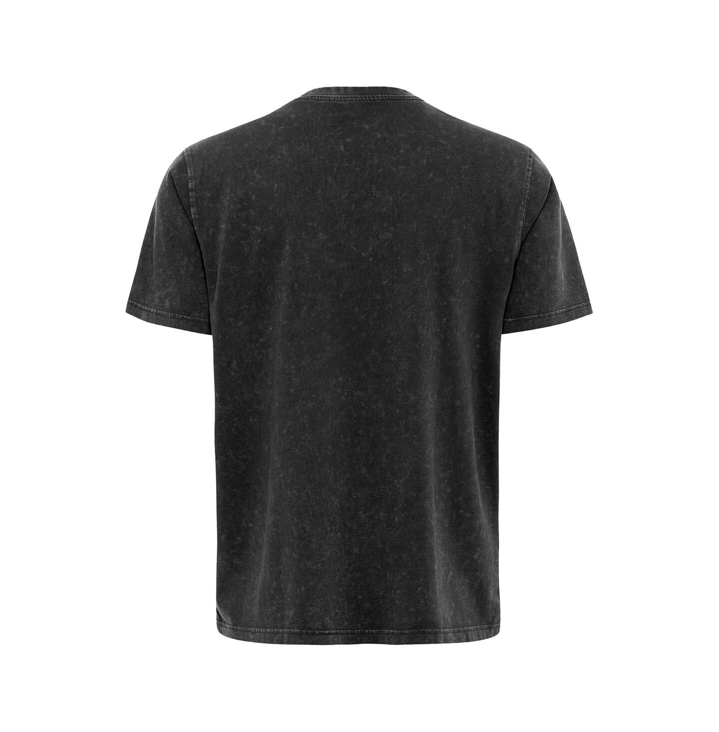 Футболка Sportiqe Black Chicago Sky Rock Roll Collection Angus Mineral Wash Premium — фото 3