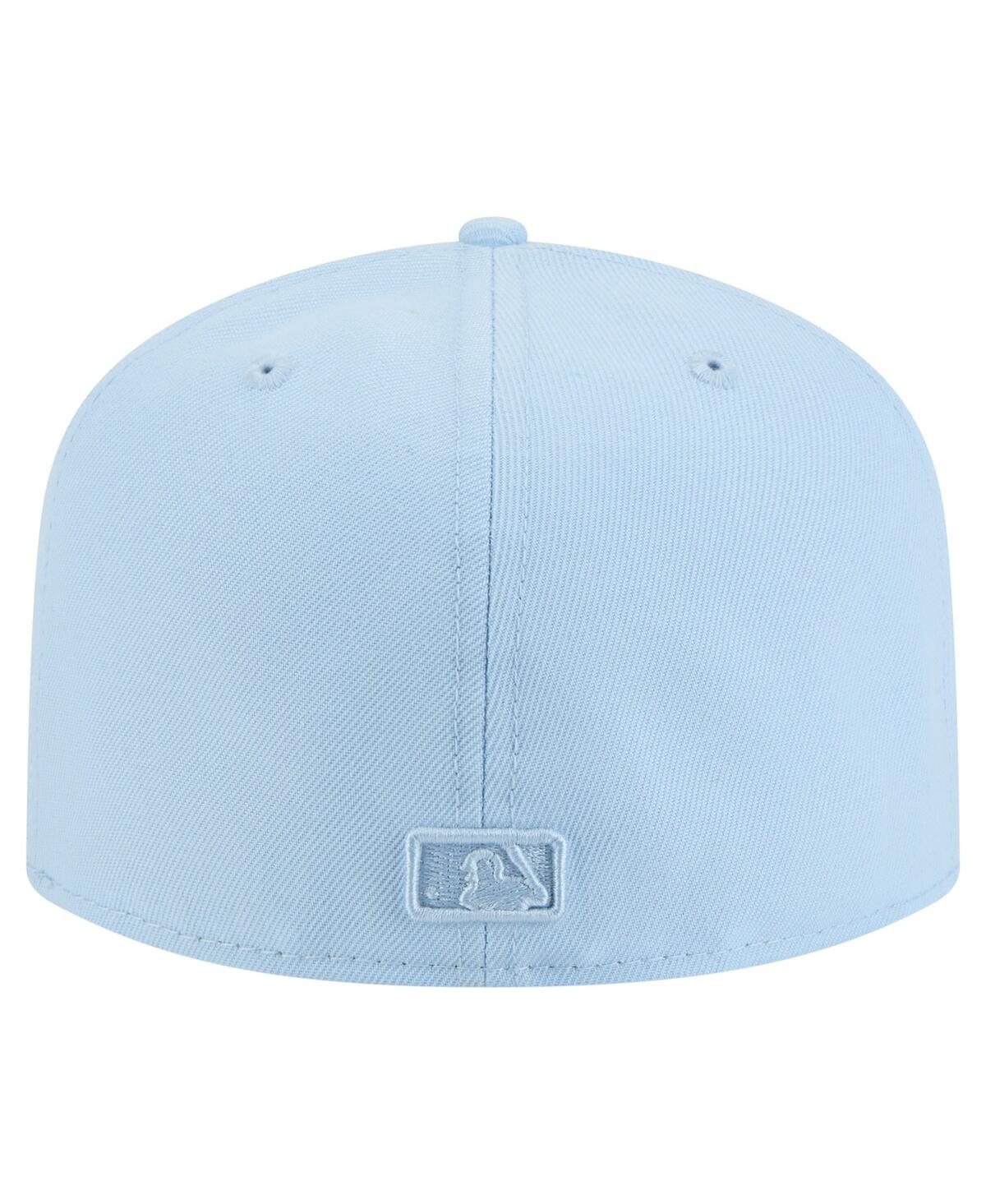 New Era Men's Light Blue Pittsburgh Pirates Color Pack A-Frame 59FIFTY Fitted Hat