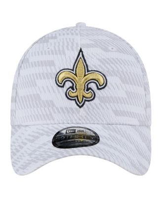 Men's White New Orleans Saints Gameday Graded 39THIRTY Flex Hat