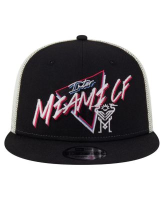 Men's Black Inter Miami CF Neon 9FIFTY Snapback Hat