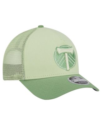 Men's Green Portland Timbers Color Pack 9FORTY A-Frame Adjustable Trucker Hat