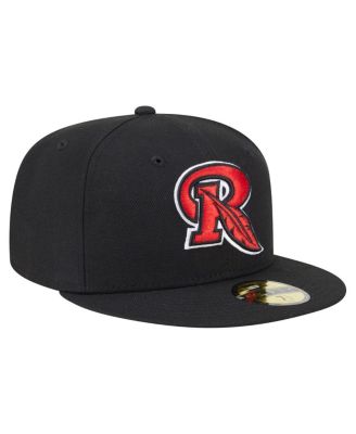 Men's Black Rochester Red Wings Authentic Collection 59FIFTY Fitted Hat