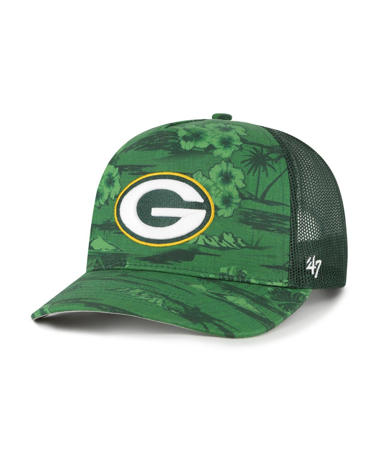 Men's Green Green Bay Packers Fiji Trucker Adjustable Hat - Green