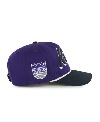 Men's Purple/Black Sacramento Kings Drop Shadow Rope Hitch Adjustable Hat